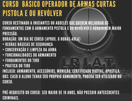 Curso Básico - Armas Curtas