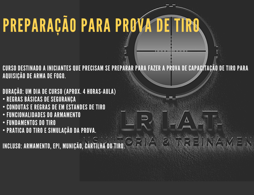 Preparatório para Prova de Tiro